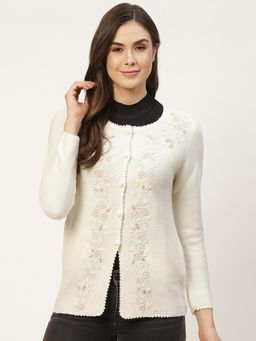 APSLEY - Off White Winter Cardigan