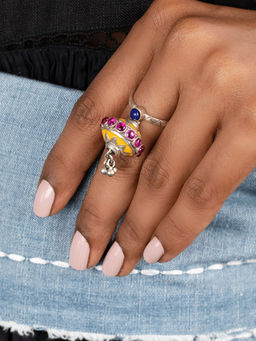 Shaya by CaratLane - Moti Tanko Inspired Sterling Silver Ring