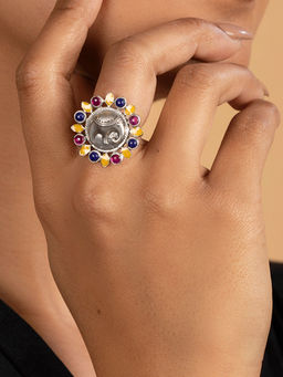 Shaya by CaratLane - Haathi Motif Sterling Silver Ring