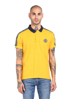 U.S. POLO ASSN. - Yellow Solid Polo T-Shirts