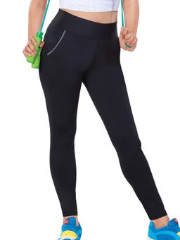 Dermawear - Women's Activewear Workout Leggings With Pocket - Black