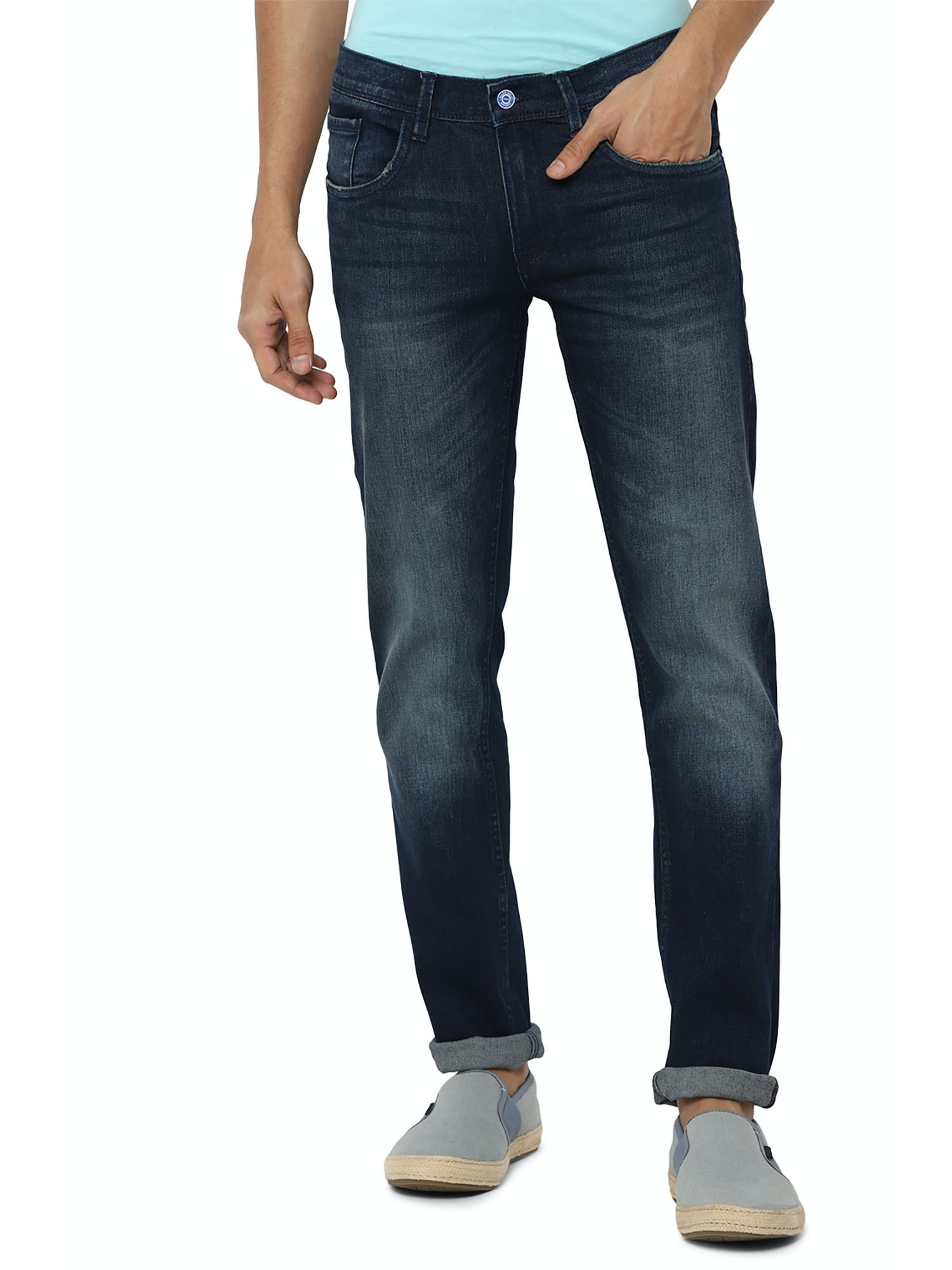 Buy Allen Solly Blue Jeans Online 