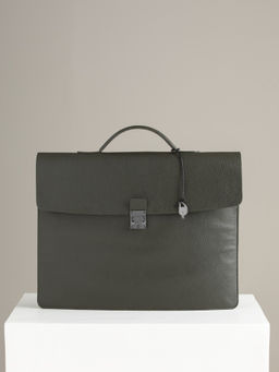Perona - Solid Akito Olive Briefcase