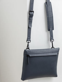 Perona - Solid Yoshi Navy Messenger Bags