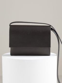 Perona - Solid Yorie Grey Crossbody Bag