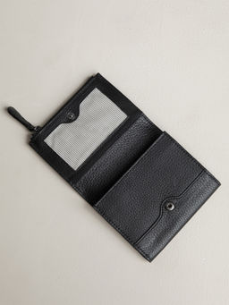 Perona - Solid Naoki Black Wallet