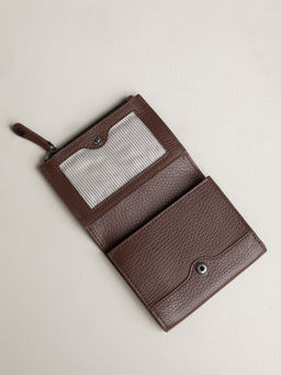 Perona - Solid Naoki Brown Wallet