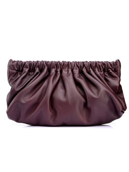 Perona - Solid Eros Purple Evening Clutch