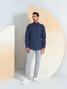 Perona - Navy Blue Luan Shirt