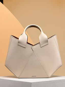 Perona - Solid Aika White Evening Bag