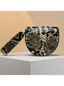 Perona - Animal Print Lia Brown Evening Clutch