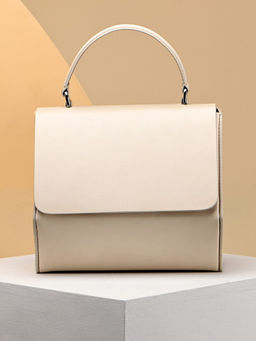 Perona - Solid Alexis White Crossbody Bag