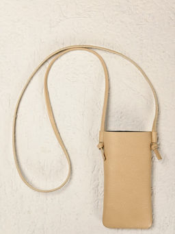Perona - Solid Clare Beige Crossbody Bag