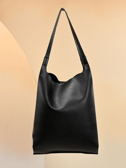 Perona - Solid Tessa Black Day Bag