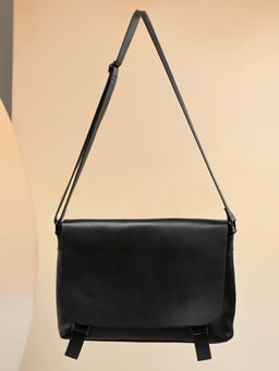 Perona - Solid Yuuma Black Briefcase