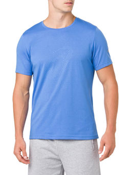 ASICS - Essential Cotton Blend Gpx Ss Blue Casual T-Shirt