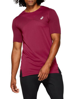 ASICS - Seamless Ss Purple Casual T-Shirt
