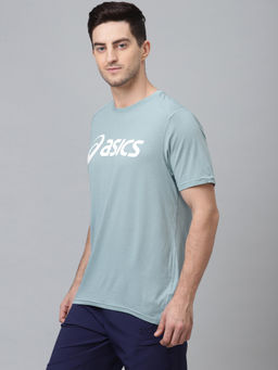 ASICS - M Triblend Training Ss Blue Casual T-Shirt