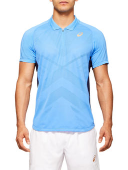 ASICS - Tennis M Polo Shirt Blue Casual T-Shirt