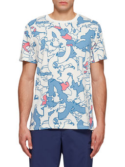 ASICS - Jsy Aop Ss T White Casual T-Shirt