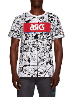 ASICS - Tf M Graphic Ss 1 White Casual T-Shirt