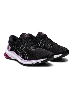 ASICS - Black Patterned Sports Shoes
