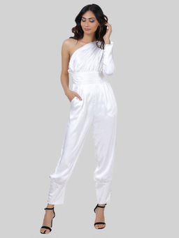 Attic Salt - Shining Star White Jumpsuit
