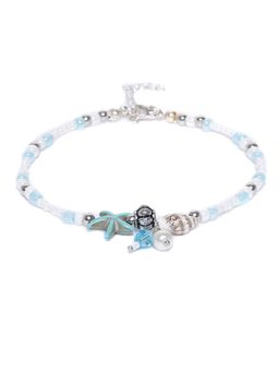 OOMPH - White Tone Pearl Bohemian Anklet