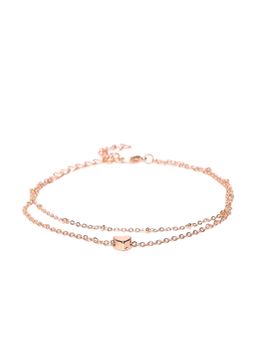Fabula - Delicate Gold Heart Chain Anklet