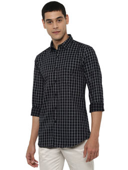 Allen Solly - Checks Black Shirt