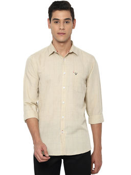 Allen Solly - Checks Beige Shirt