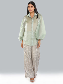 Attic Salt - Green Solid Shirt