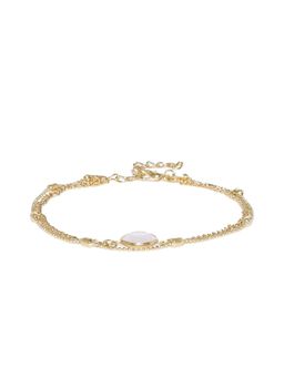 OOMPH - Gold Multi Layer Opal Crystal Anklet