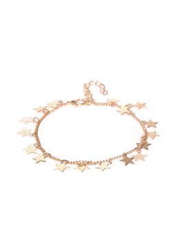 OOMPH - Gold Star Charms Delicate Anklet