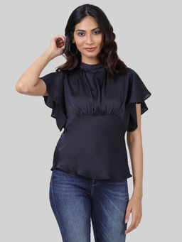 Attic Salt - Black Petite Top