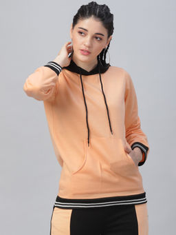 AAREIN - Peach Colorblock Sweatshirt