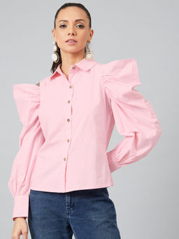 AAREIN - Pink Solid Top