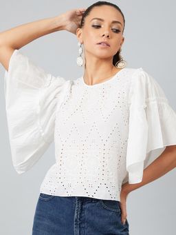AAREIN - White Solid Top
