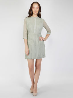 Attic Salt - Grey Pleated Mini