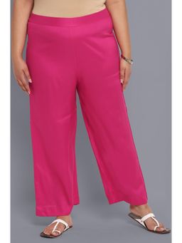 Aurelia - Pink Solid Palazzos