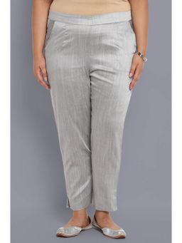 Aurelia - Silver Solid Tights