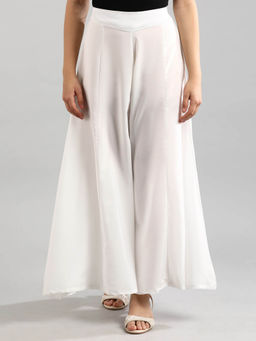 Aurelia - White solid palazzos