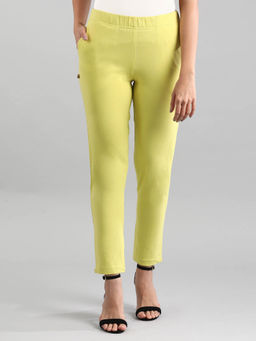 Aurelia - Green Solid Pants