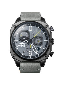 AVI-8 - Grey Round Analog Watch - AV-4052-03