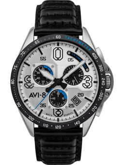 AVI-8 - Analog Silver Dial Men Watch AV-4077-01