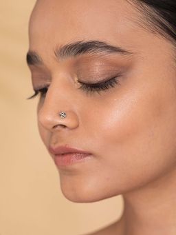 Shaya by CaratLane - 925 Silver Shaya by CaratLane Antique Multitusking Nose Pin in