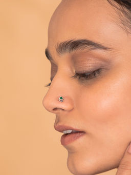 Shaya by CaratLane - 925 Silver Shaya by CaratLane Owning My Intense OTTness Nose Pin in