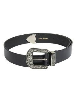 Aditi Wasan - Black Solid Belt