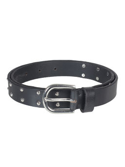 Aditi Wasan - Genuine Leather Black Studded Women Belt