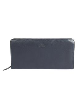 Aditi Wasan - Genuine Leather Blue Gusset Wallet